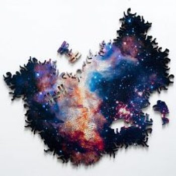 Infinite Galaxy #2 Wooden Jigsaw Puzzle – Double-sided Sale Coupon