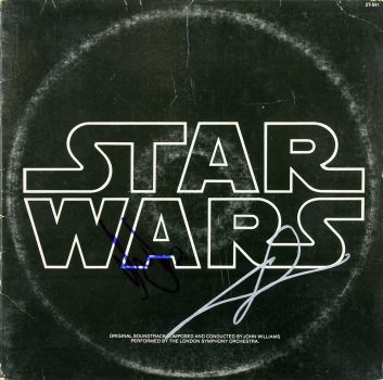 Harrison Ford & George Lucas Signed Star Wars Soundtrack Album Cover BAS #A06711 Sale Coupon