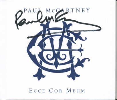Paul Mccartney Beatles Authentic Signed 5X5.5 Ecce Cor Meum Booklet PSA #Q02075 Sale Coupon