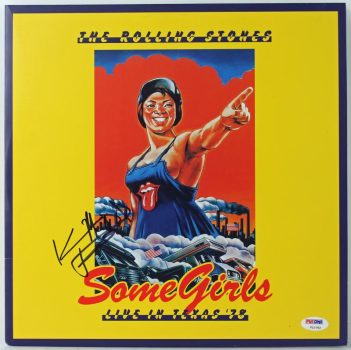 Keith Richards Rolling Stones Some Girls Signed Album Cover PSA/DNA #V10782 Sale Coupon