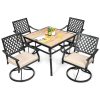 Costway5-Piece Outdoor Patio Dining Set with Soft Cushions Sale Coupon