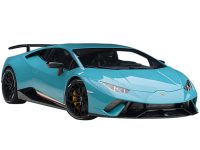 Diecastmodelswholesale Lamborghini Huracan Performante Blu Glauco / Solid Blue with Black Wheels 1/12 Model Car by Autoart Sale Coupon