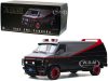 Diecastmodelswholesale 1983 GMC Vandura Van Black and Silver with Red Stripe The A-Team (1983-1987) TV Series Bespoke Collection 1/12 Model Car by Greenlight Sale Coupon
