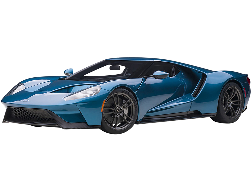 Diecastmodelswholesale 2017 Ford GT Liquid Blue Metallic 1/12 Model Car by Autoart Sale Coupon