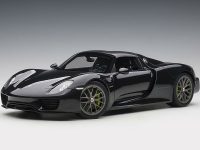 Diecastmodelswholesale Porsche 918 Spyder Weissach Package Basalt Schwarz Black Metallic 1/12 Model Car by Autoart Sale Coupon