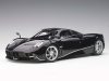 Diecastmodelswholesale Pagani Huayra Gloss Black with Silver Stripes and Silver Wheels 1/12 Model Car by Autoart Sale Coupon