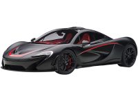 Diecastmodelswholesale Mclaren P1 Matt Black with Red Accents 1/12 Model Car by Autoart Sale Coupon