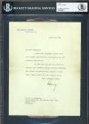 Harry S. Truman Signed 7×8.75 1945 Letter On White House Stationary BAS Slabbed Sale Coupon