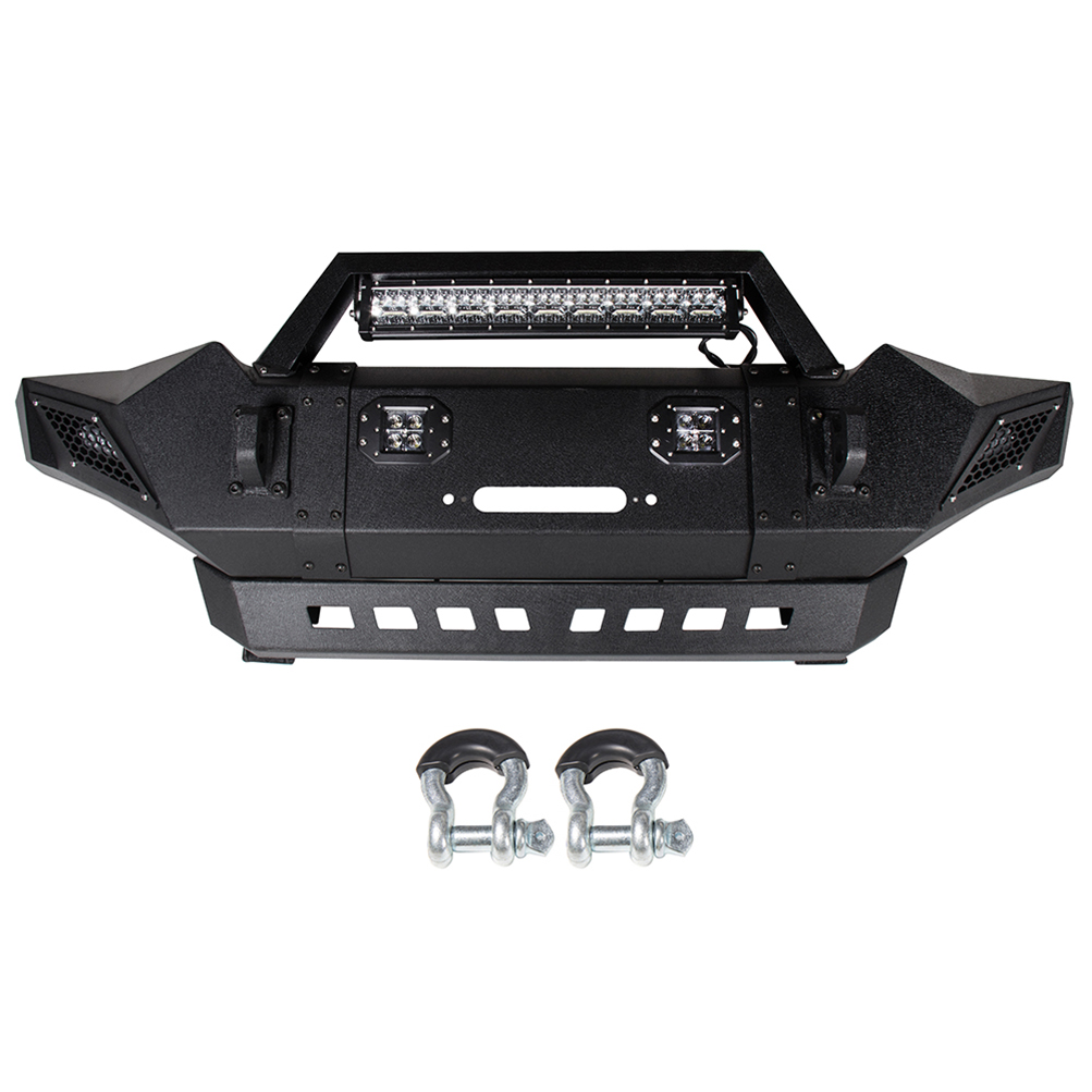 ECCPP 2005-2015 Toyota Tacoma Front Bumperw Leds D-rings Winch -1 PC Sale Coupon