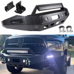 ECCPP 2013 2014-2018 Dodge Ram 1500 Steel Step front Bumper Assembly w/ light New Sale Coupon