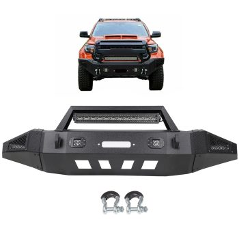 ECCPP 2007-2013 Toyota Tundra Heavy Solid Front w/ LED Light Bar D-rings Sale Coupon