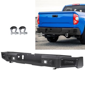 ECCPP Heavy Rear Bumper Built-in 4x Led Lights D-rings for 2014-2018 Toyota Tundra Sale Coupon