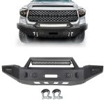 ECCPP 2014-2019 Toyota Tundra Black Texture Heavy Front Bumper Built-in Winch Plate Led Light Sale Coupon