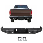 ECCPP Textured Heavy Duty Rear Bumper Guard w/4 LEDs for 1985-1994 Ford F-250 Sale Coupon