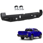ECCPP Heavy Steel Rear Bumper w/LED Light Bar D-rings for 2016-2018 Toyota Tacoma Sale Coupon