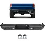 ECCPP Heavy Steel Rear Bumper w/4x Led Lights D-rings for 2009-2014 Ford F150 Sale Coupon
