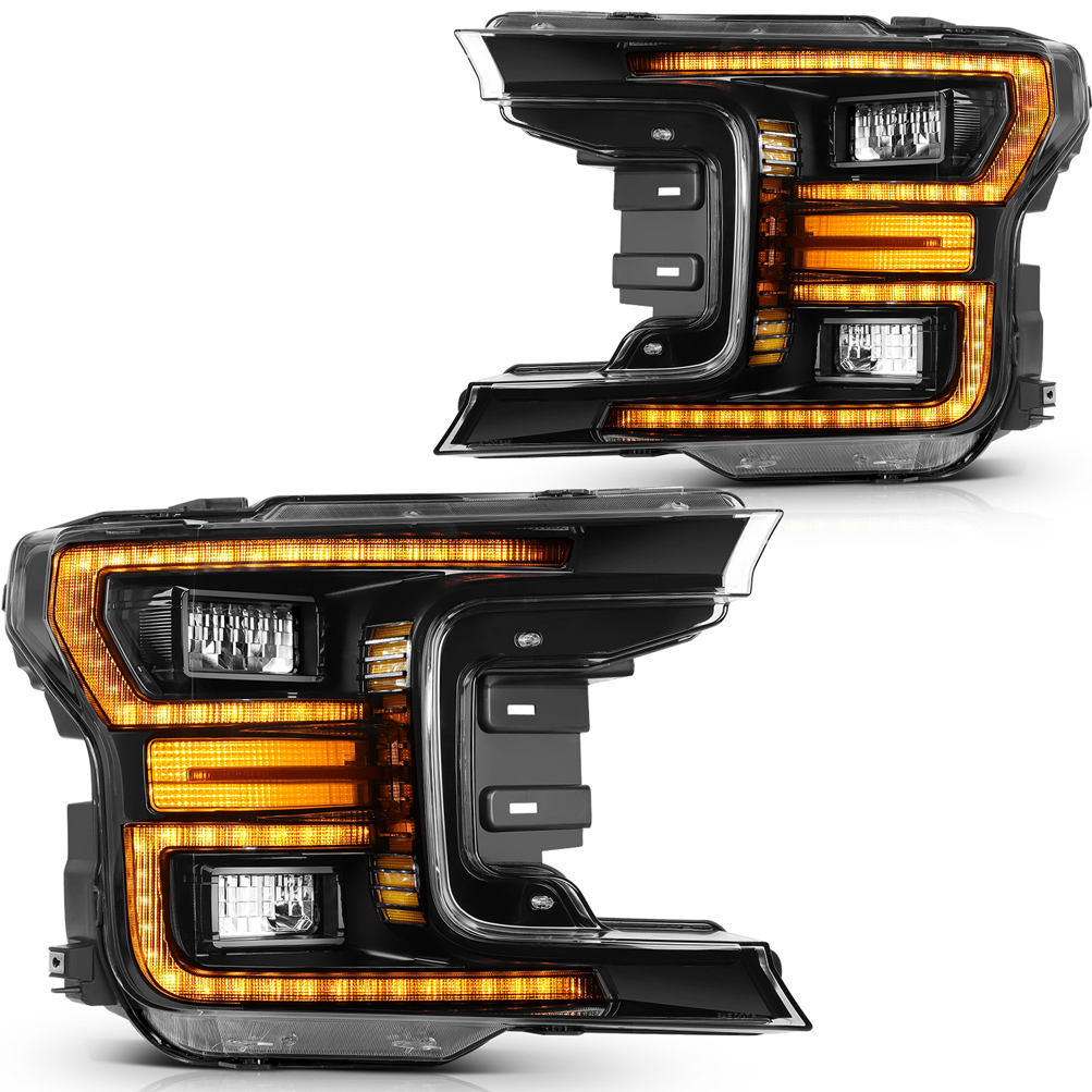 ECCPP For Ford F150 2018-UP Front LED Headlights Assembly w/ Reflective Bowl Head Lamp Sale Coupon