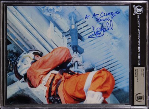 Mark Hamill Star Wars At At Climbing Sucks! Authentic Signed 8×10 Photo BAS Slab Sale Coupon