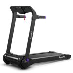 Costway3HP Folding Electric Treadmill Running Machine-Purple Sale Coupon