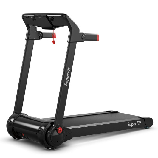 Costway3HP Folding Electric Treadmill Running Machine-Red Sale Coupon