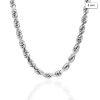 WJD Exclusives 14K Solid White Gold 8mm Diamond Cut Rope Chain Necklace 20″ 22″ 24″ 26″ 28″ – 20 Sale Coupon