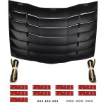 ECCPP Fits 2011-2020 Dodge Charger Rear Window Louver Cover Sun Shade-ABS Sale Coupon