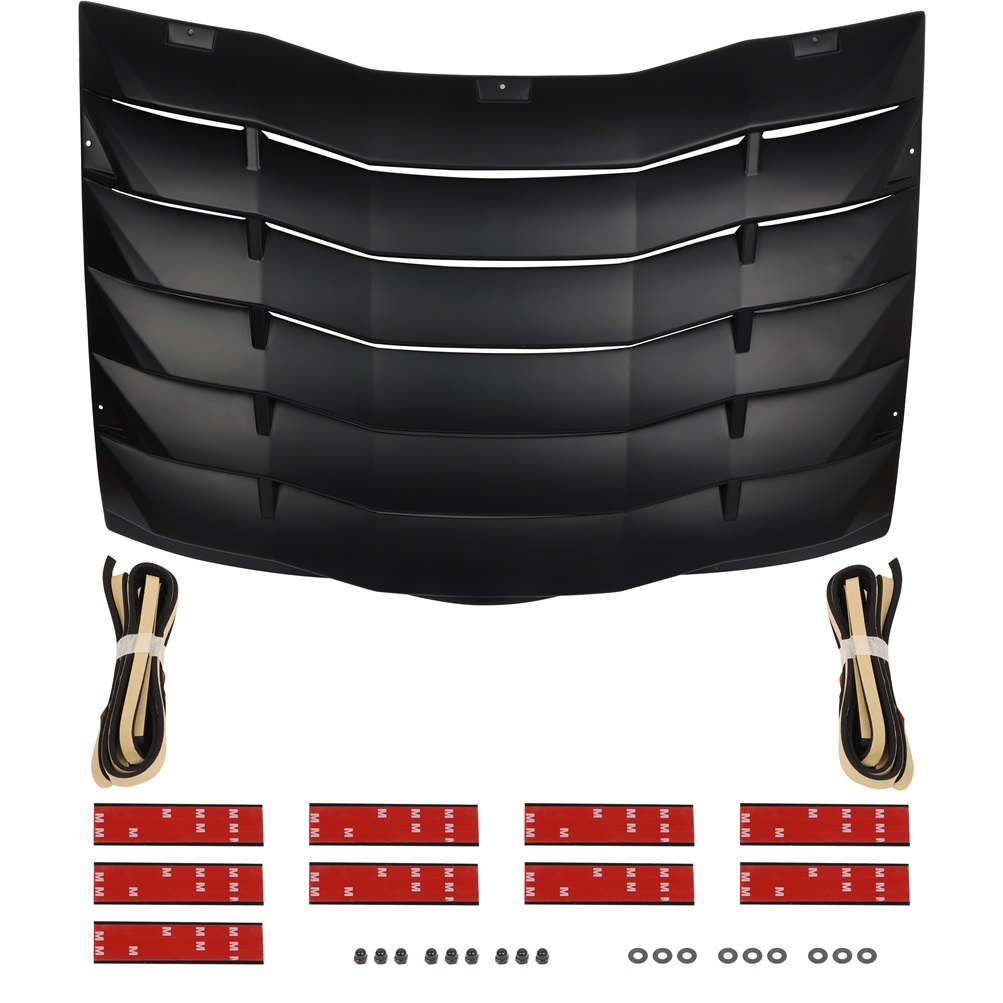 ECCPP Fits 2011-2020 Dodge Charger Rear Window Louver Cover Sun Shade-ABS Sale Coupon