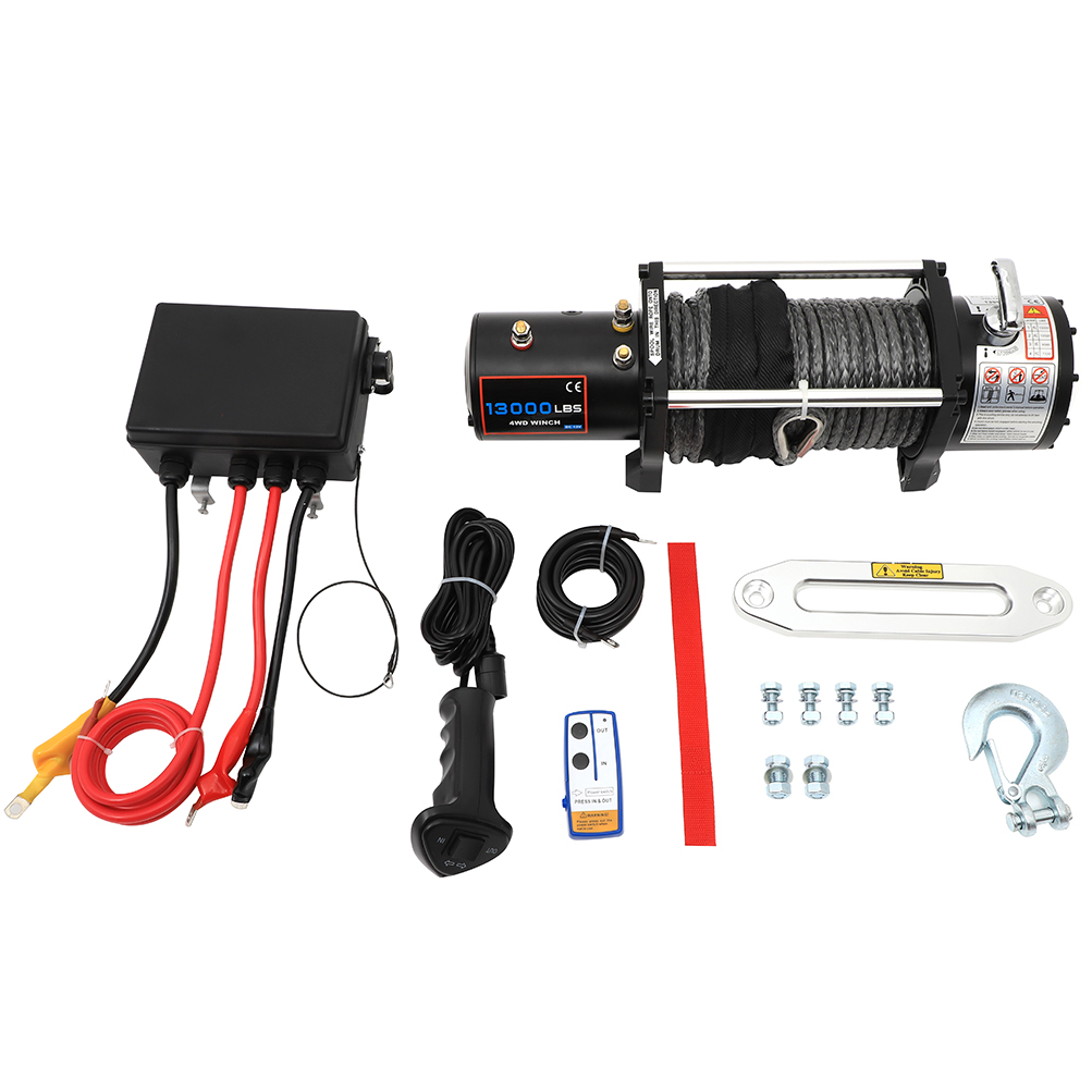 ECCPP ECCPP 12V 13000LBS Electric Winch Synthetic Rope Truck Trailer Tow Off Road 4WD 166802 Sale Coupon