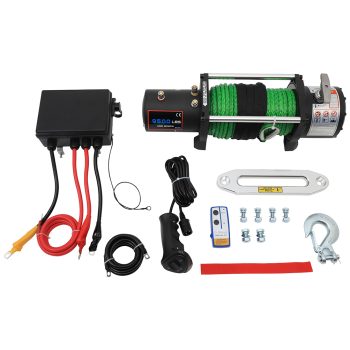 ECCPP ECCPP 12V 9500LBS Electric Winch Synthetic Rope Truck Trailer Tow Off Road 4WD 166804 Sale Coupon