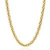 WJD Exclusives 14K Yellow Gold 7.5mm Diamond Cut Cable  Chain Necklace 22″ 24″ 26″ – 26 Sale Coupon
