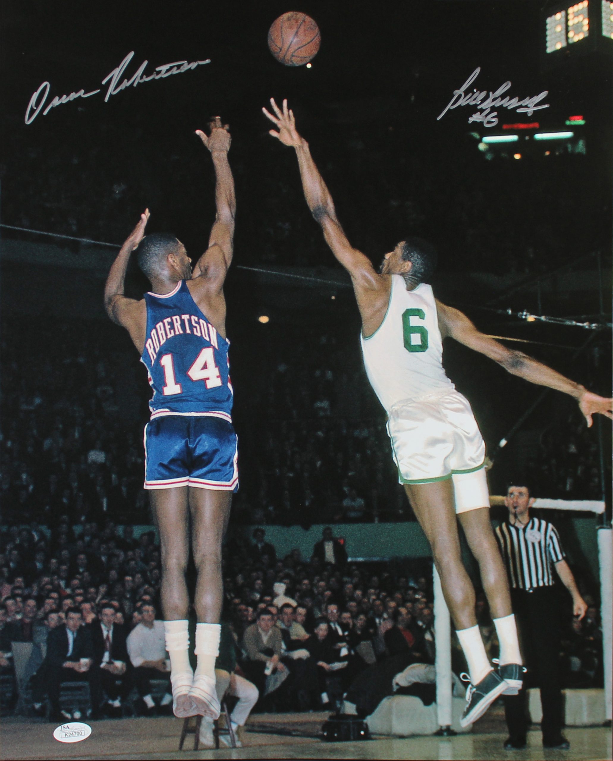 Oscar Robertson & Bill Russell Authentic Signed 16×20 Photo JSA #K09910 Sale Coupon