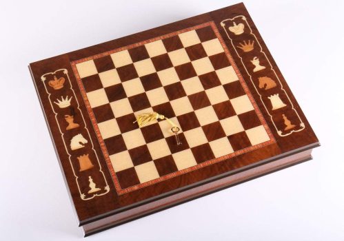 17 3/4″ Artistic Cabinet Chess Storage Board on Sale Coupon From The Real Masters Of Chess