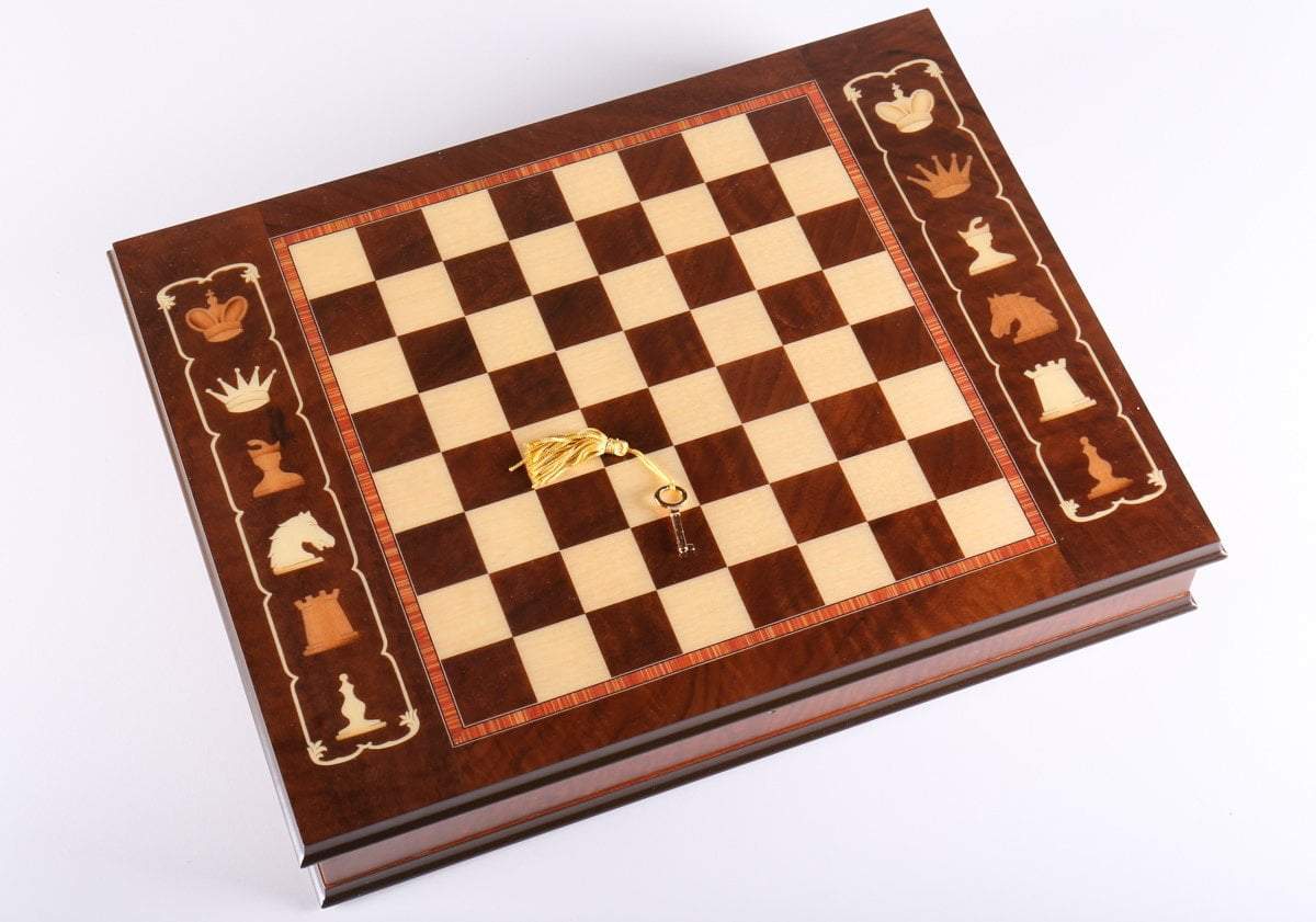 17 3/4″ Artistic Cabinet Chess Storage Board on Sale Coupon From The Real Masters Of Chess