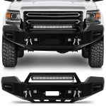 ECCPP For 2015-2019 GMC Sierra 2500 3500 Complete Front Bumper W/ LED Lights Sale Coupon