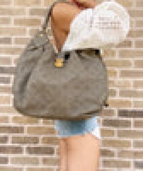 Gaby’s Bags Louis Vuitton Monogram Mahina Neo Leather Hobo Monogram Perforated Gris Elephant Coupon Sale