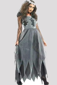 Whatwears Deal Gray Zombie Bride Dress on Sale