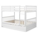 CostwayFull over Full Bunk Bed Platform Wood Bed Sale Coupon