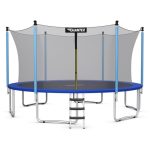Costway15 Ft Outdoor Bounce Trampoline with Safety Enclosure Net Sale Coupon