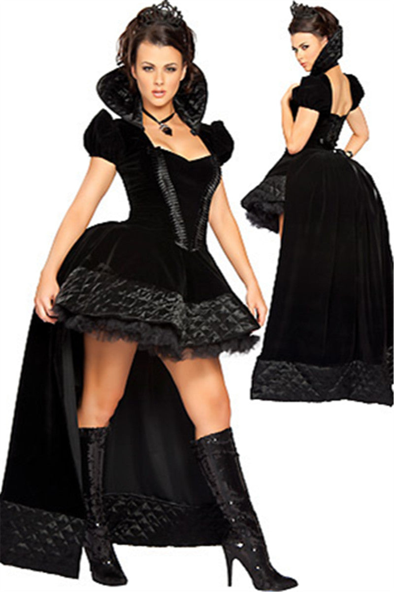 Whatwears Deal Black Gothic Queen Dress on Sale
