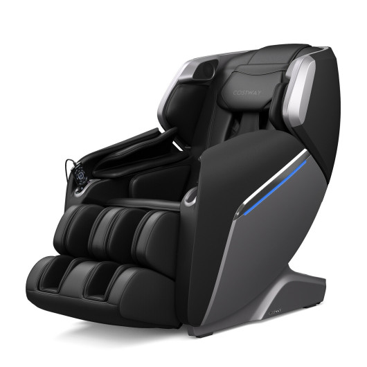 CostwayFull Body Zero Gravity Massage Chair with SL Track Voice Control Heat-Black Sale Coupon