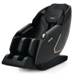 CostwayFull Body Zero Gravity Massage Chair with SL Track Heat Installation-free-Black Sale Coupon