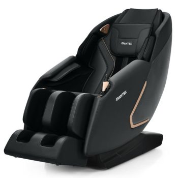 CostwayFull Body Zero Gravity Massage Chair with SL Track Heat Installation-free-Black Sale Coupon