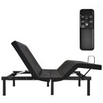 CostwayAdjustable Electric Bed Frame with Massage Remote Control Sale Coupon