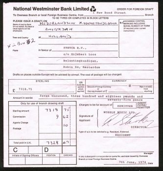 Ringo Starr (Signed “R. Starkey”) Signed 8×8.5 1974 Bank Document PSA #Z08538 Sale Coupon