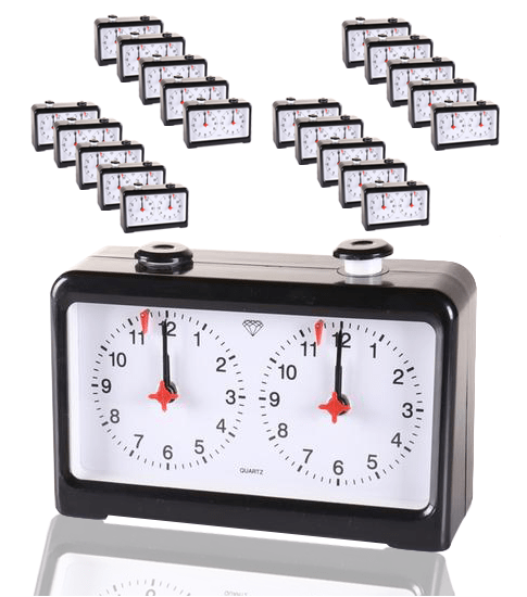 20 Standard Chess Clocks (up to 40 players) on Sale Coupon From The Real Masters Of Chess