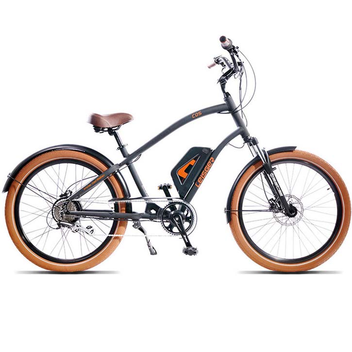 2018 Leisger CD5 Electric Cruiser Bike – Black Best Discount