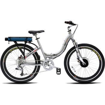 ProdecoTech Stride 300 V5 Folding Electric Bicycle – Silver/Black Best Discount