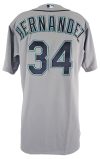 Mariners Felix Hernandez Game Used 2015 Grey Majestic Road Jersey w/ LOA Sale Coupon