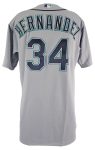 Mariners Felix Hernandez Game Used 2015 Grey Majestic Road Jersey w/ LOA Sale Coupon