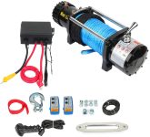 ECCPP Electric Winch Tow Trailer 12000LBS 26m Synthetic Rope For 07-20 Jeep Wrangler Sale Coupon